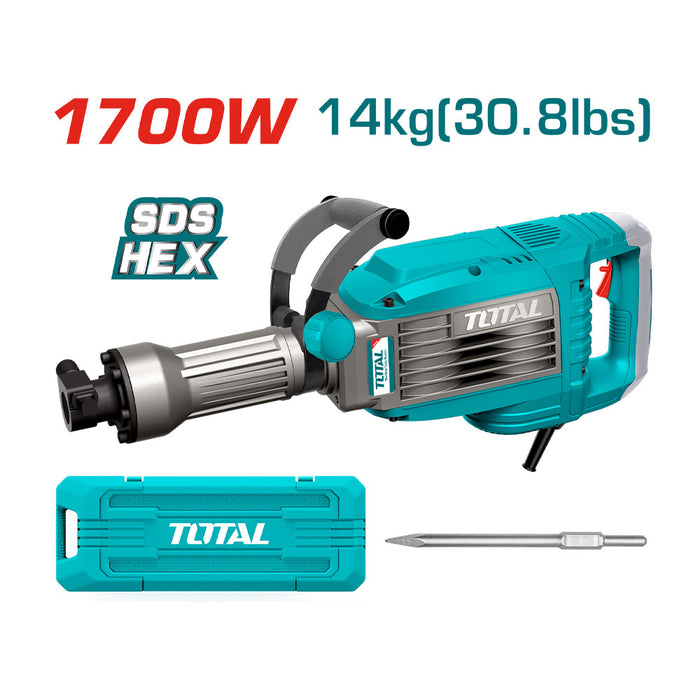 Kit de Rotomartillo de 1600W + Demoledor de 1700W Total