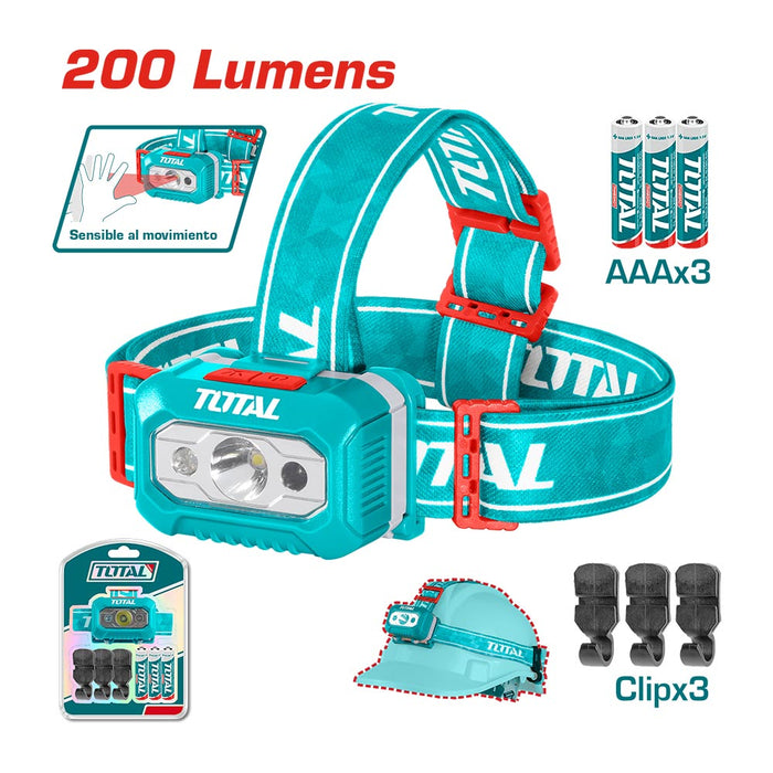 Linterna Foco Led Frontal Cabeza 200 Lumens