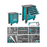 Set Carro Gabinete Metálico 7 Cajones + 328 Herramientas
