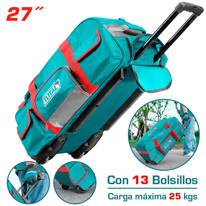 Bolsa de Herramientas con Rueda 27" Total