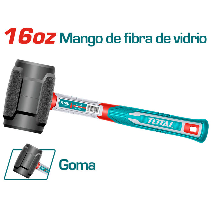 Mazo de goma  16OZ (450G) Super TOTAL