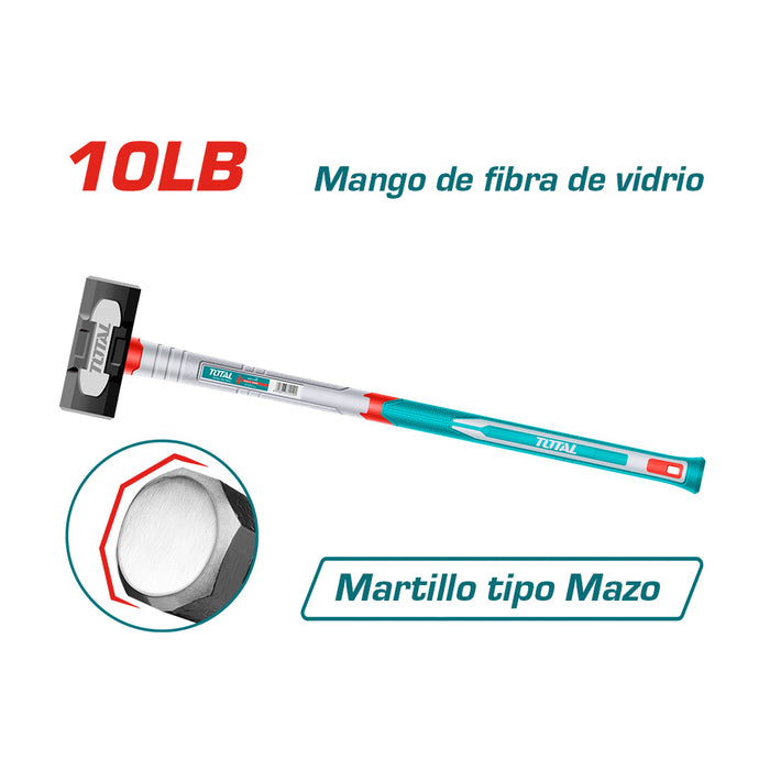 Combo mango de fibra 10LBS Super TOTAL