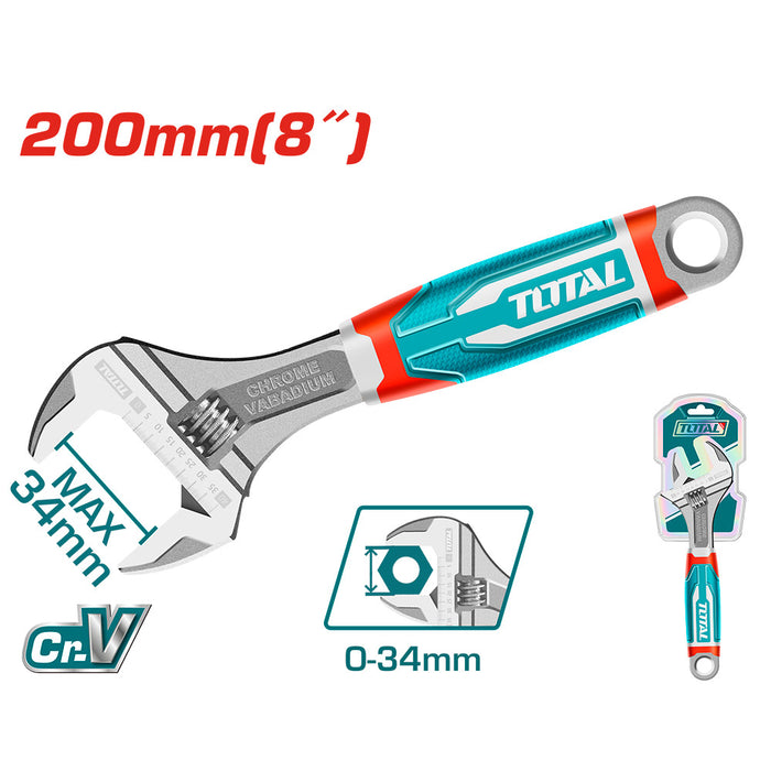 Llave regulable 8'' TOTAL