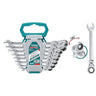 Set de Llaves Combinadas con Criquet 8-19mm 8 Piezas