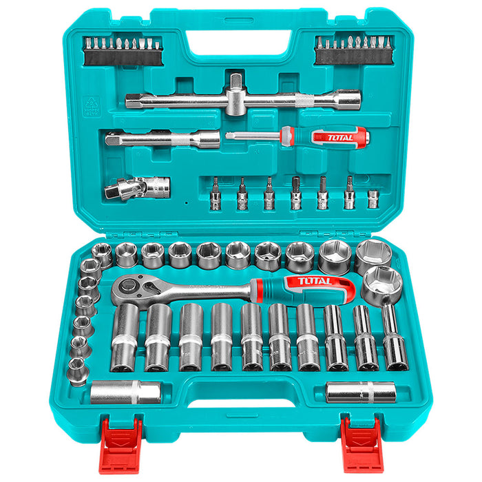 Set de 62 Llaves de Dados 1/2" para Mecánica