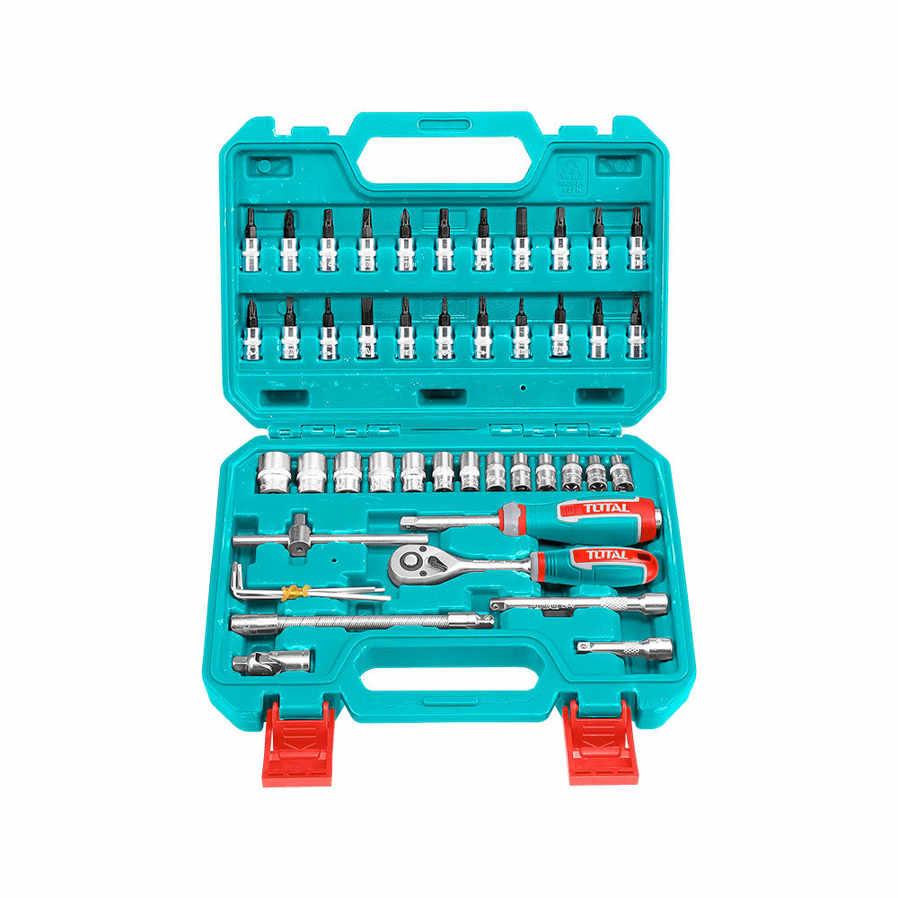 Set de 46 Dados Industriales Cr-V | Total Tools para Mecánicos