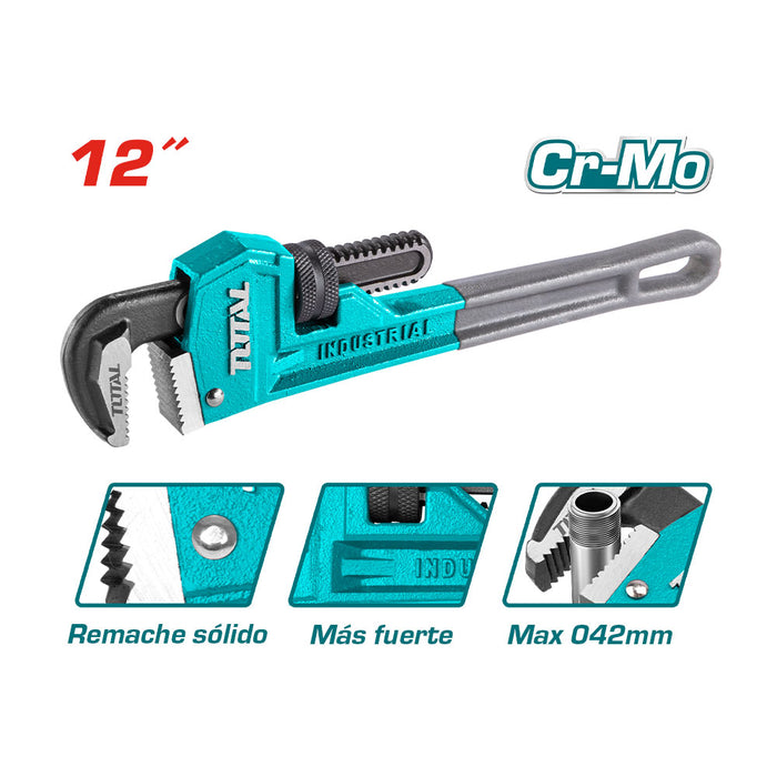 Llave stillson 12'' TOTAL