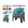 Set de 100 Destornilladores Pozidriv y Magnéticos