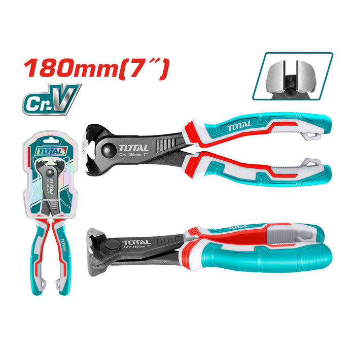 Alicate de Corte Frontal 7" (180mm) Total Tools
