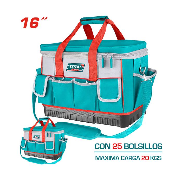 Bolso Porta Herramientas 16" 25 bolsillos