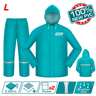 Traje Impermeable PVC y Poliéster Talla L 0.33mm