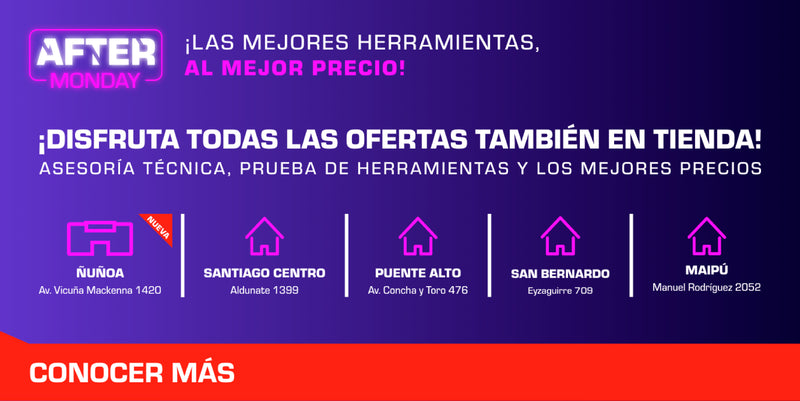 Promoción Total Tools: Tiendas