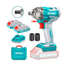 Llave de Impacto 1/2' BL Motor 20V 400 Nm + 2 Baterías