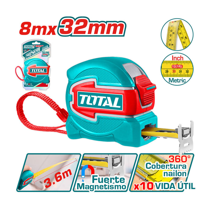 Cinta de Medir 8m x 32mm