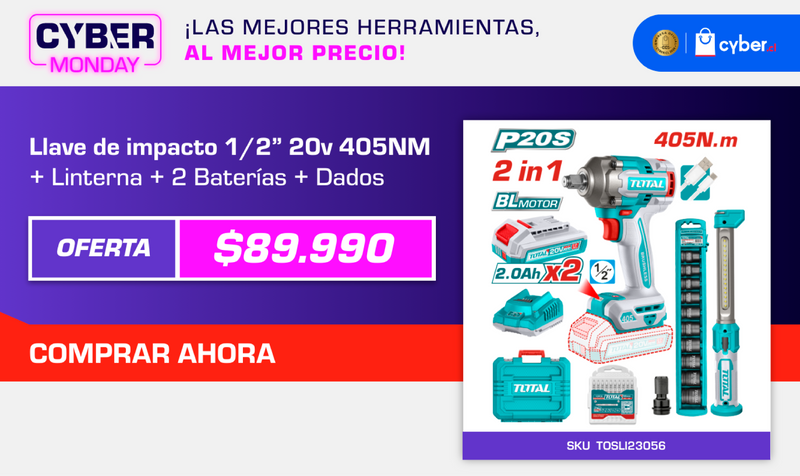 LLAVE DE IMPACTO CON ACCESORIOS