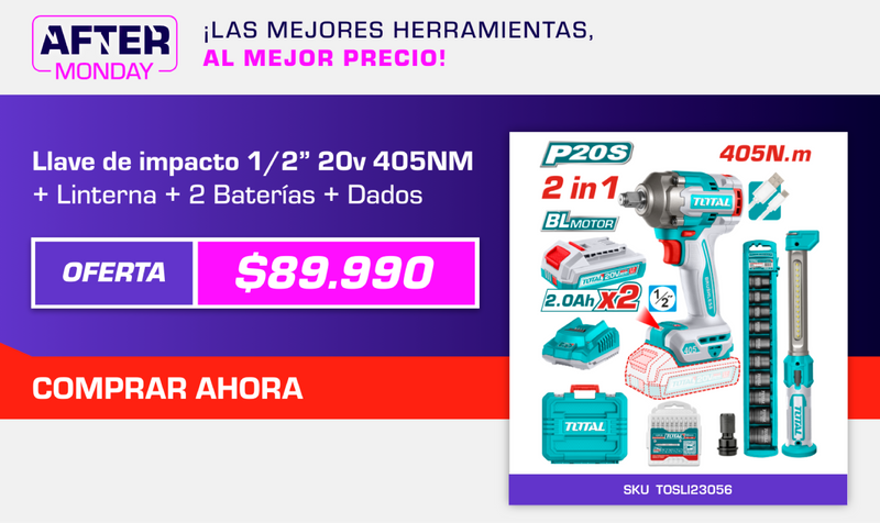 LLAVE DE IMPACTO CON ACCESORIOS