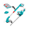 Kit 20V Orilladora Inalámbrica 300mm + Cortaseto 460mm + Acc