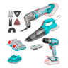 Kit Multiherramienta Oscilante + Taladro + Aspiradora + Acc