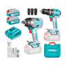 Kit Taladro Inalámbrico 96Nm + Llave de Impacto 850Nm + Accesorios