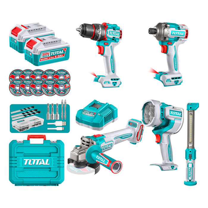 Kit 5 Herramientas 20V con Accesorios