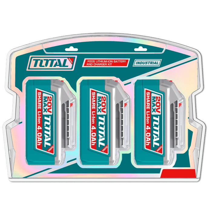Kit de 3 Baterías de Litio-ion 20V 4 Amperes