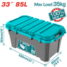 Caja Organizadora Plástica 33" 85L Total