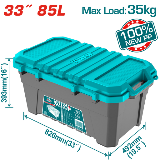 Caja Organizadora Plástica 33" 85L Total