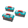 Set de Cajas de Herramientas Plásticas 14", 17", 20"