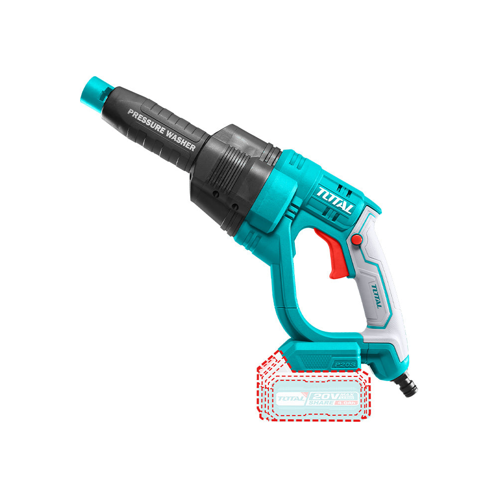 Combo Hidrolavadora Inalámbrica 20V + Batería 4ah + Cargador