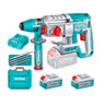 Rotomartillo Inalámbrico 20V 24mm + 2 Baterías y Cargador