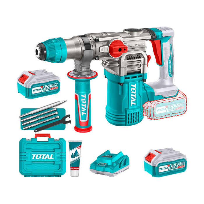 Rotomartillo Inalámbrico SDS Plus 4.5J + Batería y Cargador