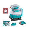 Combo Lijadora Inalámbrica 20V + Batería  + Cargador + Lijas