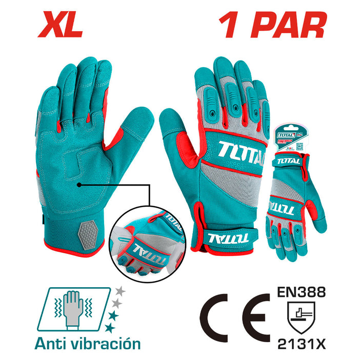Guantes Mecánico Talla XL Total | Protección y Resistencia