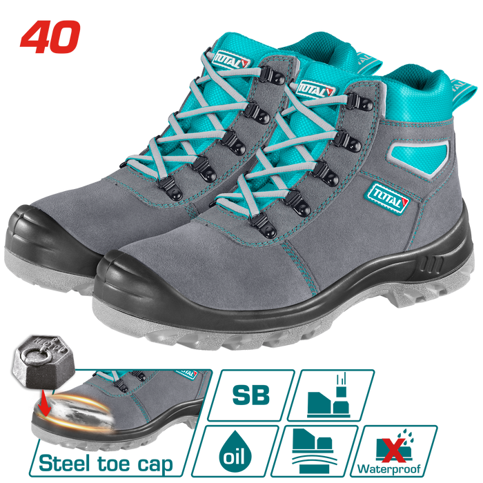 Zapatos de Seguridad Talla 40 con Puntera de Acero