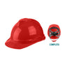 Casco de Seguridad Rojo con Ajustador