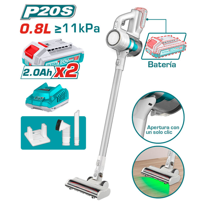 Aspiradora Inalámbrica 20V 0.8L Total Tools