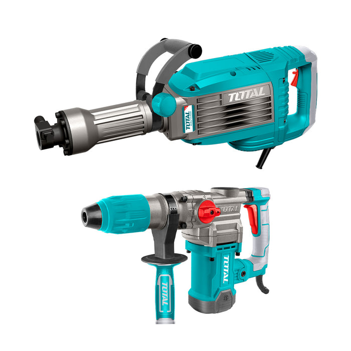 Kit de Rotomartillo de 1600W + Demoledor de 1700W Total