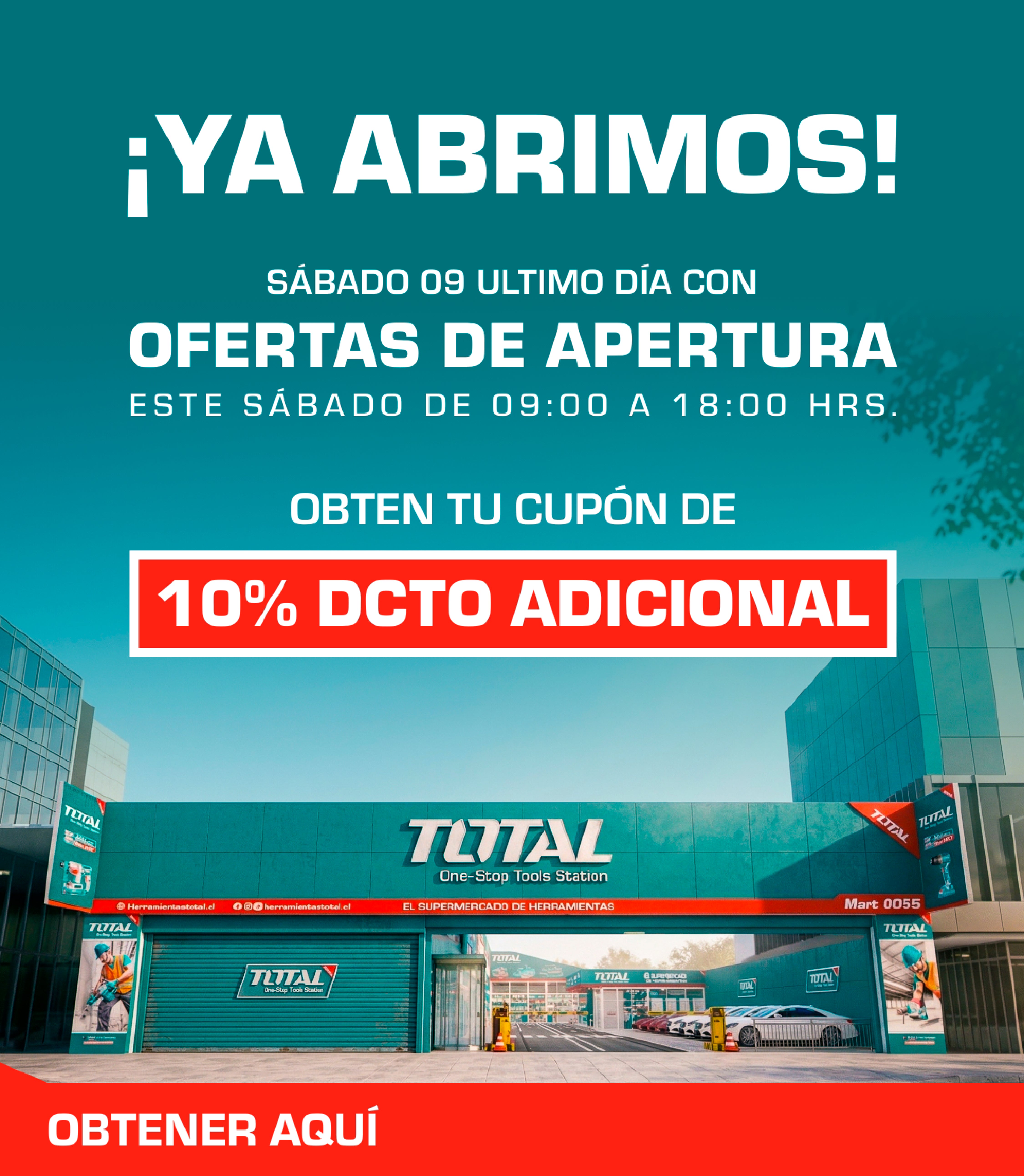 Preapertura MART - Total Tools