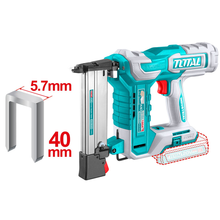 Cochetera Clavadora Inalámbrica 20V 40mm + Batería y Cargador
