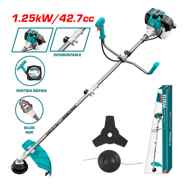 Desbrozadora y Cortasetos de Gasolina 42,7cc 1,25kW