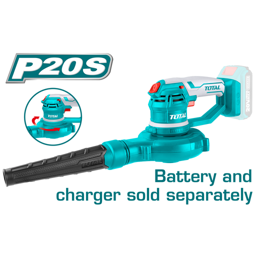 Soplador aspirador inalámbrico Litio-ion 20V TOTAL - Total Tools