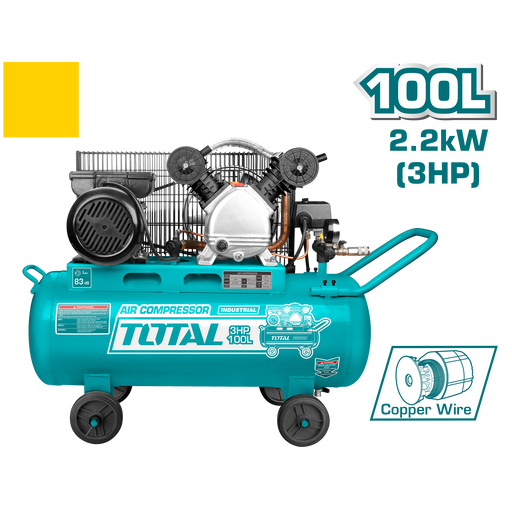 Compresor de aire 3HP 100L TOTAL - Total Tools