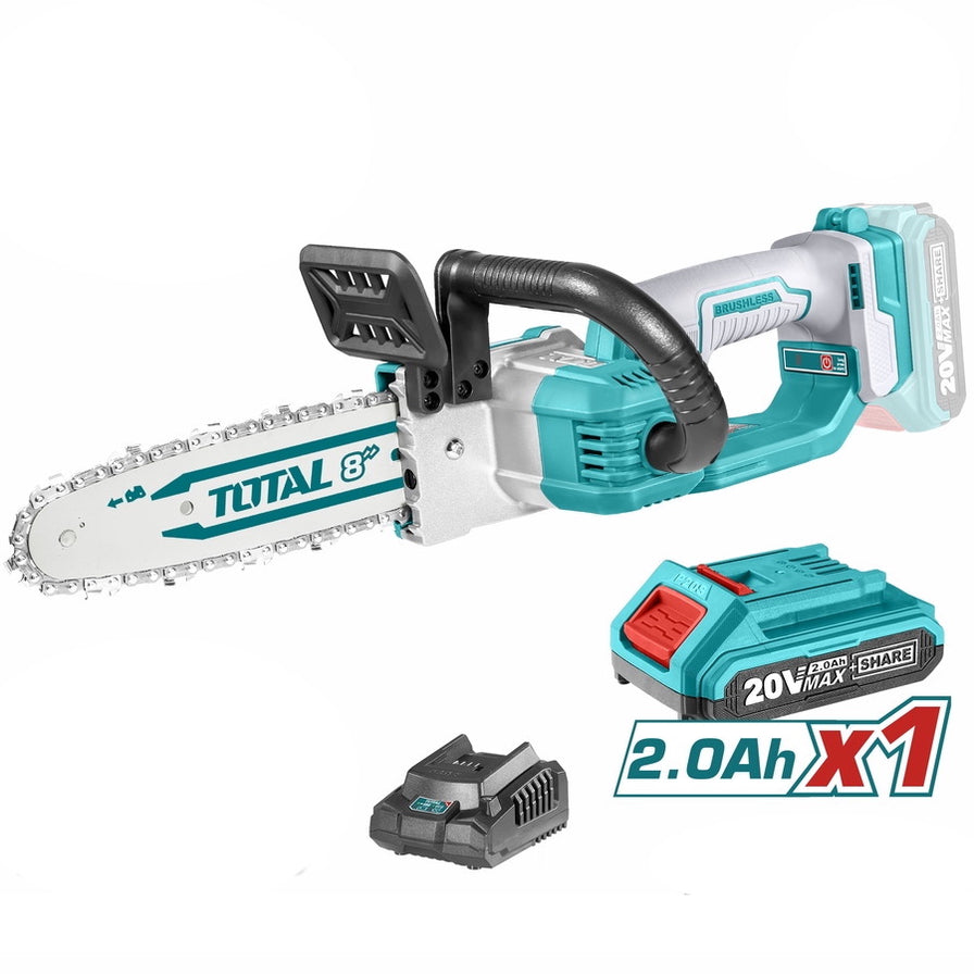 Motosierra inalámbrica 8 20V TOTAL — Total Tools