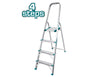 Escalera de Aluminio 4 Peldaños 260x250x30 mm