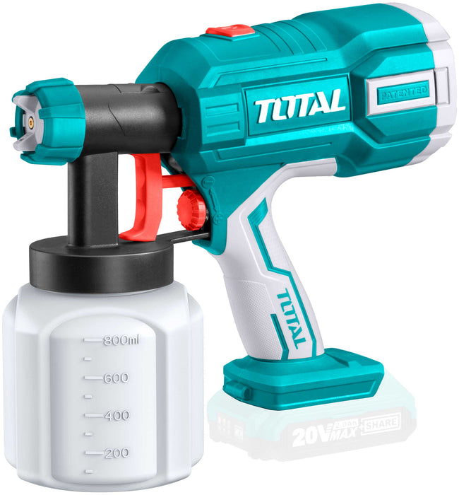 Pistola para pintar inalámbrica Litio-ion 20V TOTAL - Total Tools