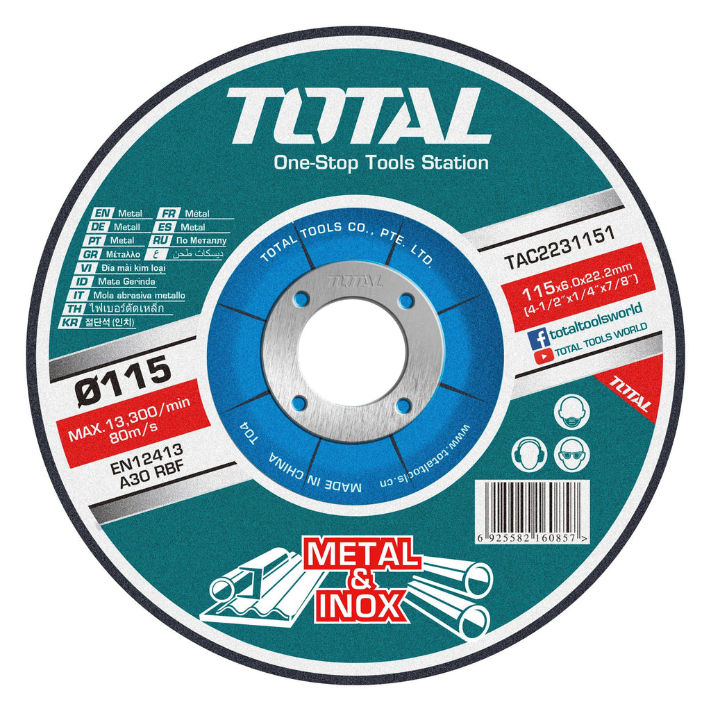 DISCO DESBASTE METAL 4 1/2" DELTA