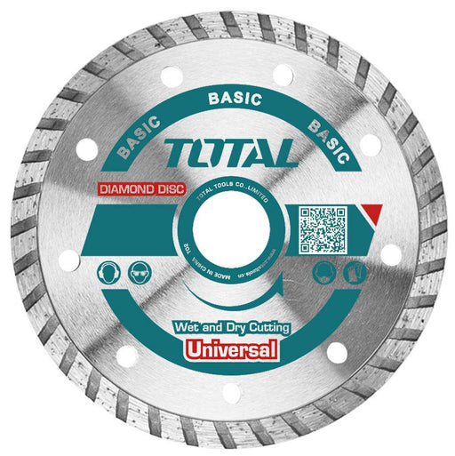 Disco diamantado turbo 7'' (180X22MM) TOTAL - Total Tools