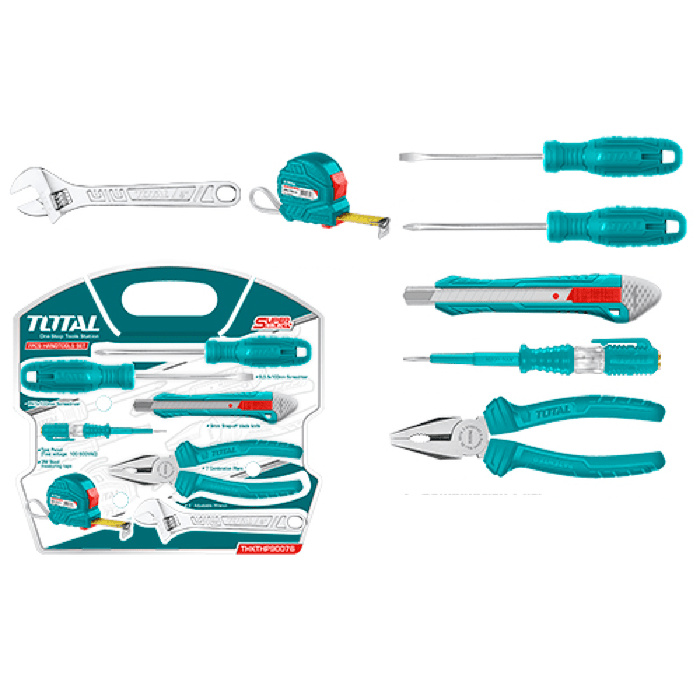 Set de herramientas 7pzas - Total Tools