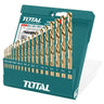Set de 19 Brocas HSS para Metal 1-10mm