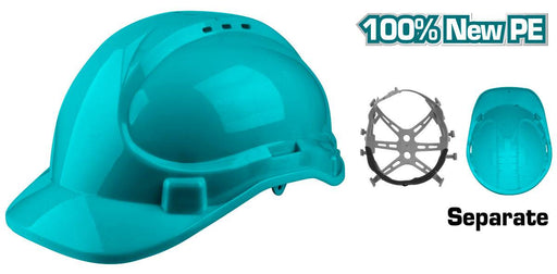 Casco de seguridad verde TOTAL - Total Tools